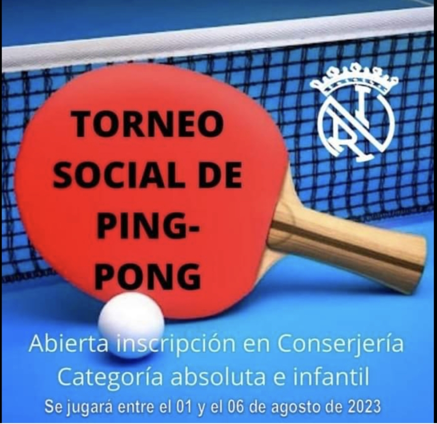 TORNEO SOCIAL DE PING PONG 2023